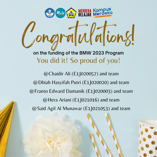 The BMW program has funded 5 business titles led by Agroecotechnology students in 2023