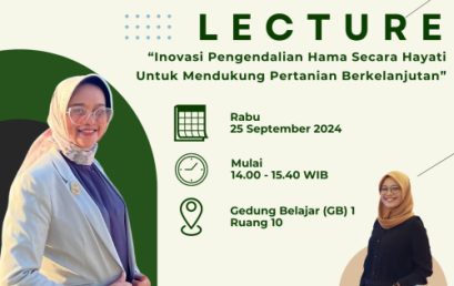 Guest Lecture: Innovation in Biological Pest Control at Bengkulu University