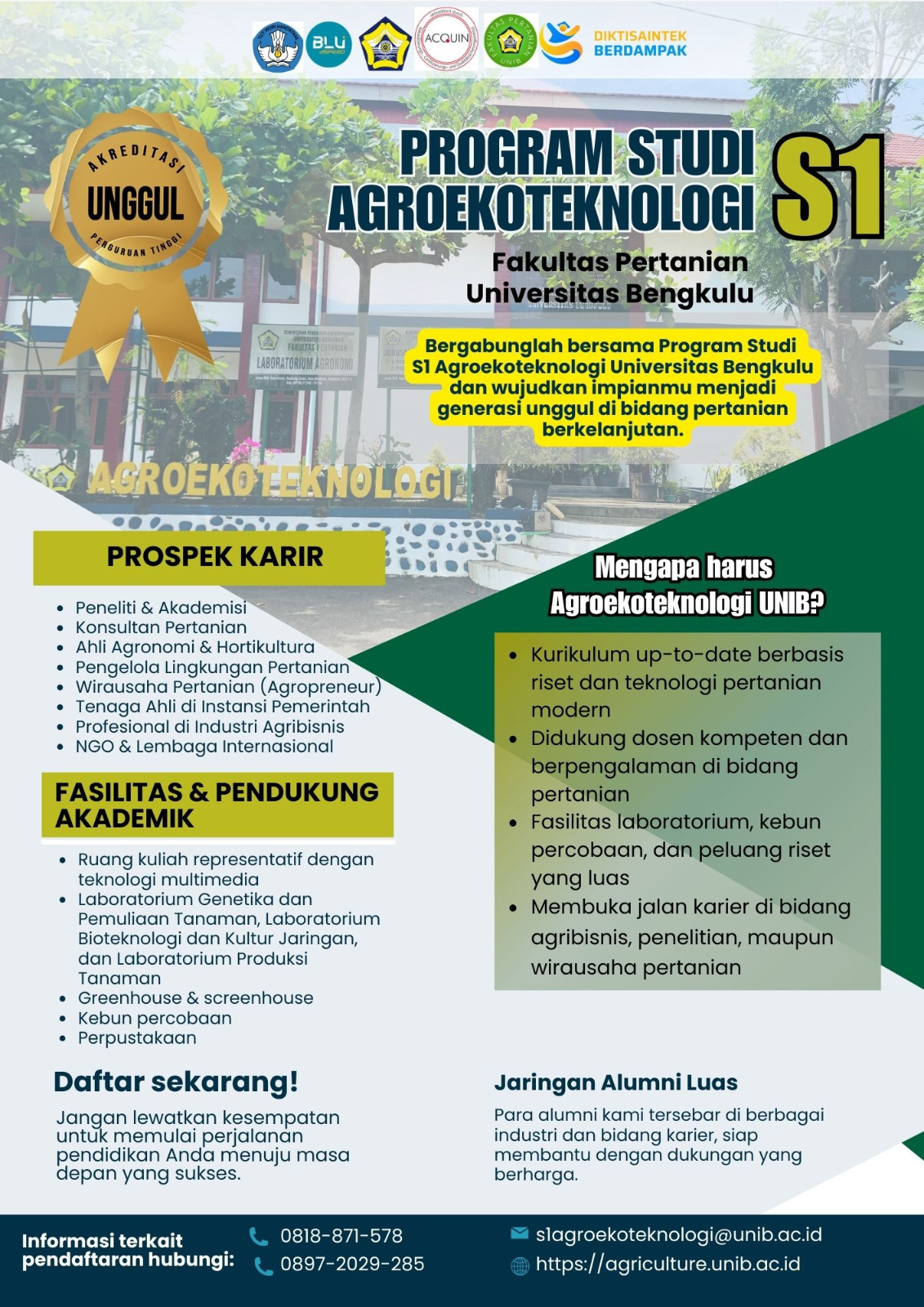 Agroecotechnology UNIB: Shaping the Future of Sustainable Agriculture
