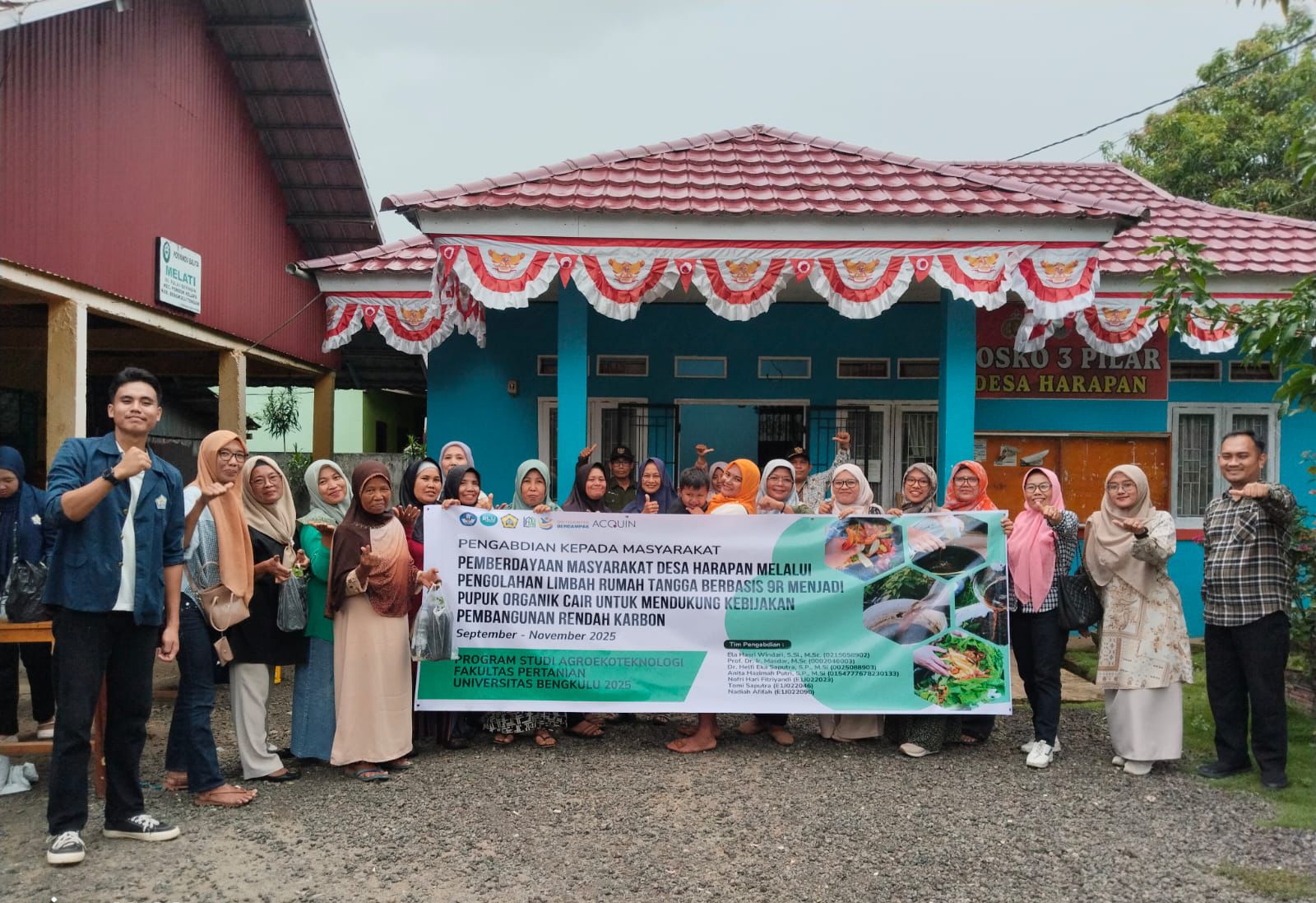 Community Empowerment in Harapan Village through Household Waste Management Based on 9R Principles to Produce Liquid Organic Fertilizer Community Empowerment in Harapan Village through Household Waste Management Based on 9R Principles to Produce Liquid Organic Fertilizer