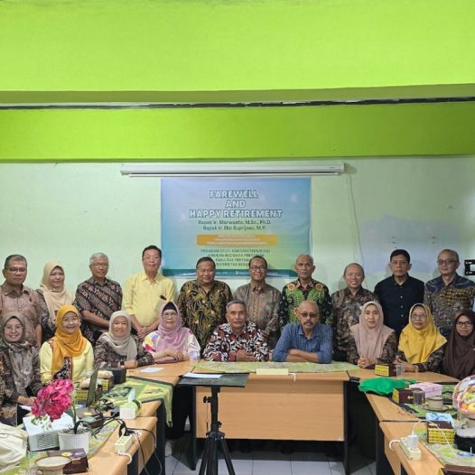 Agroecotechnology Study Program Holds Retirement Appreciation Event for Senior Lecturers