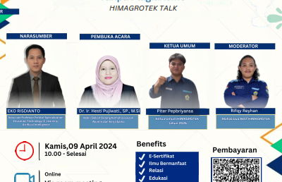 HIMAGROTEK UNIB Successfully Hosts Online Talk Show on Smart Scientific Writing with AI