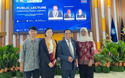 Agroecotechnology Alumni Reunite with Former International Internship Mentors at UNIB Public Lecture and Workshop