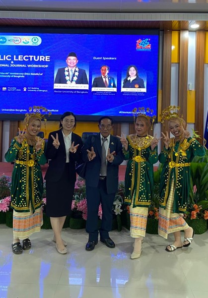 Agroecotechnology Students Showcase Traditional Dance at UNIB International Workshop Opening Ceremony