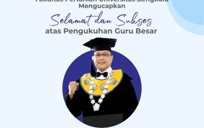The Animal Husbandry Department Congratulated Prof. Heri Dwi Putranto for The Inauguration of The Title of Professor