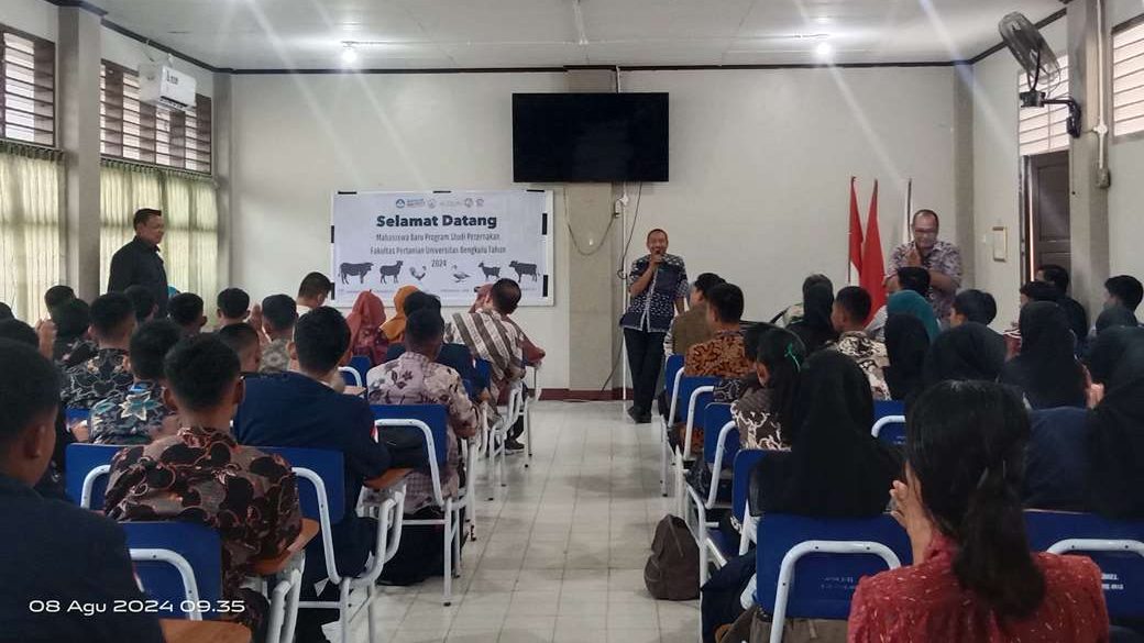 Program Studi Peternakan Universitas Bengkulu Menggelar Acara Penyambutan Mahasiswa Baru 2024 Program Studi Peternakan Universitas Bengkulu Menggelar Acara Penyambutan Mahasiswa Baru 2024