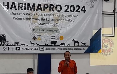 Mahasiswa Baru Peternakan UNIB Antusias Ikuti Harimapro 2024