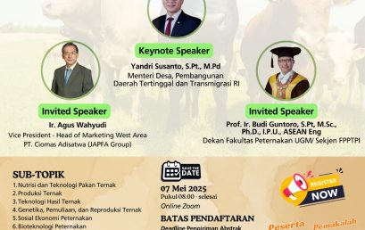 Seminar Nasional Inovasi dan Teknologi Peternakan Tropis (SAINTROP) 2025 Program Studi Peternakan Universitas Bengkulu