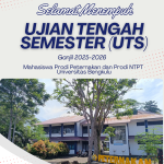 Selamat Menempuh Ujian Tengah Semester Ganjil 2025/2026 Mahasiswa Peternakan dan NTPT Unib