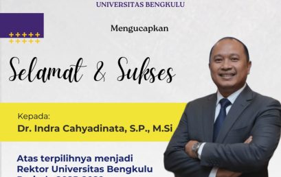 Jurusan Peternakan UNIB Sampaikan Selamat atas Terpilihnya Dr. Indra Cahyadinata sebagai Rektor Periode 2025-2029
