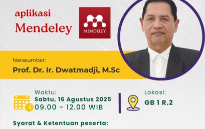 Program Studi Peternakan Unib Gelar Pelatihan Mendeley untuk Tingkatkan Kemampuan Menulis Ilmiah Mahasiswa