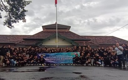 Mahasiswa Peternakan Unib Kunjungi BRMP Ruminansia Besar di Grati, Jawa Timur