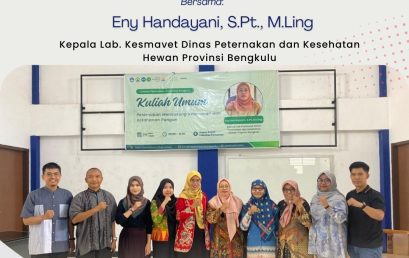 Jurusan Peternakan Unib adakan Kuliah Umum Peternakan: Peran Peternakan dalam Mendukung Keamanan dan Ketahanan Pangan