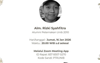 Takziah mengenang almarhum Rizki Syahfitra, alumni Peternakan Universitas Bengkulu angkatan 2010