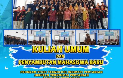 PUBLIC LECTURE AND WELCOMING OF NEW STUDENTS 2022