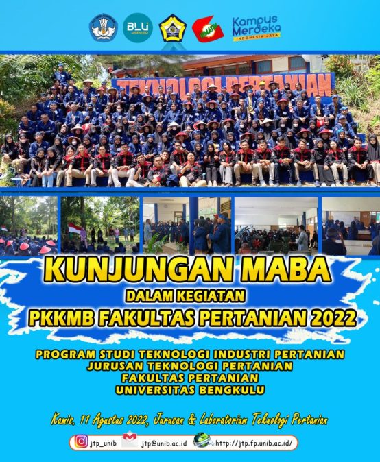 THE FIRST VISIT OF 2022 NEW STUDENTS TO THE DEPARTMENT AND LABORATORY OF AGRICULTURAL TECHNOLOGY AT THE 2022 PKKMB ACTIVITIES