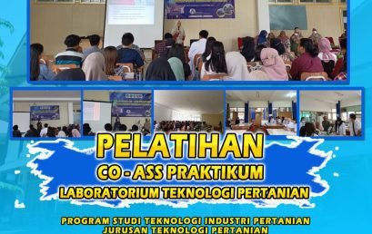 AGRICULTURAL TECHNOLOGY LABORATORY CONDUCTS ASSISTANT COORDINATOR OF PRACTICUM TRAINING 2022