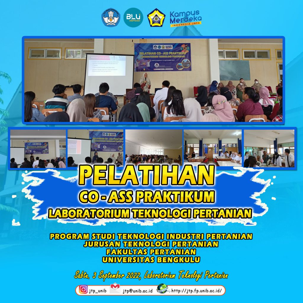 AGRICULTURAL TECHNOLOGY LABORATORY CONDUCTS ASSISTANT COORDINATOR OF PRACTICUM TRAINING 2022 AGRICULTURAL TECHNOLOGY LABORATORY CONDUCTS ASSISTANT COORDINATOR OF PRACTICUM TRAINING 2022