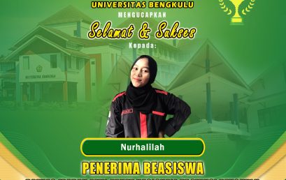 Agricultural Technology Departement Student Nurhalilah Passes BAZNAS Scholarship Selection of Bengkulu Province