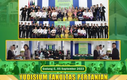 Yudisium of the Faculty of Agriculture, University of Bengkulu Period 103 Agricultural Industrial Technology Study Program Added 52 Best Graduates