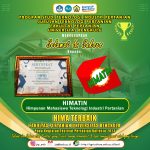 HIMATIN becomes the BEST HIMA of the Faculty of Agriculture at the 2023 Raflesia Agricultural Festival