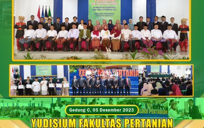 Yudisium of the Faculty of Agriculture, University of Bengkulu Period 104 Agricultural Industry Technology Study Program Added 19 Best Graduates