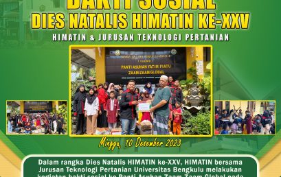 Social Service in the Context of HIMATIN XXV Anniversary Sharing Happiness to Orphans
