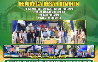 Grand Reunion of the Big Family of HIMATIN University of Bengkulu on the Peak Day of HIMATIN XXV Anniversary presents alumni from the class of 1998 to 2019