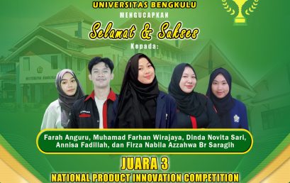 Students of the Department of Agricultural Technology won 3rd place in the 2023 National Product Innovation Competition