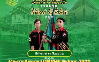 Eriyansyah Saputra Elected as Chairman of HIMATIN in 2024
