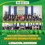 Yudisium of the Faculty of Agriculture, University of Bengkulu Period 105 Agricultural Industry Technology Study Program Added 11 Best Graduates