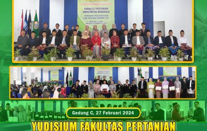 Yudisium of the Faculty of Agriculture, University of Bengkulu Period 105 Agricultural Industry Technology Study Program Added 11 Best Graduates