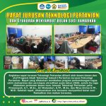 Meeting of the Department of Agricultural Technology and Thanksgiving to Welcome the Holy Month of Ramadan