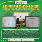 Socialization of Research Assistants of Agricultural Industry Technology Study Program, Department of Agricultural Technology, Faculty of Agriculture, University of Bengkulu