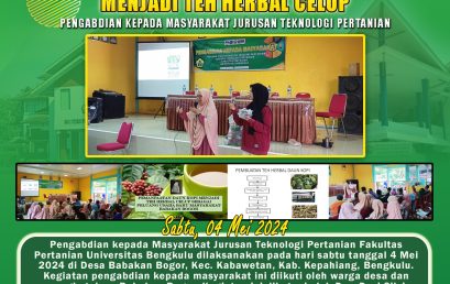 Lecturer of Agricultural Technology Department of Unib Utilizes Coffee Leaves into Herbal Tea Bags