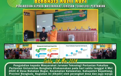 Lecturer of Agricultural Technology Department Utilizes Coffee Skin as Organic Compost