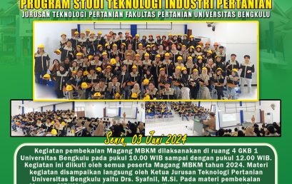 MBKM Internship Briefing to Improve Preparation and Maximize Internship Results in Agro-industrial Companies