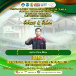 Jupiter Pero Meza, a student of the Department of Agricultural Technology Won 1st place in the 38th PALASOSTIK Anniversary Scientific Article Competition, Faculty of Social & Political Sciences, University of Bengkulu