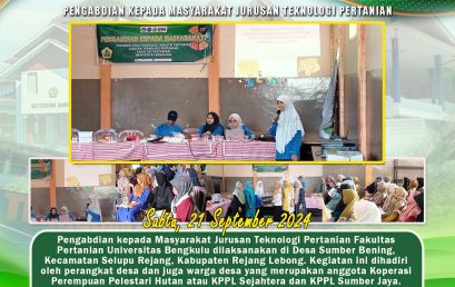 Training on Making Jackfruit Chips as a Development of Jackfruit Processed Products at KPPL Sumber Jaya and KPPL Sejahtera in Sumber Bening Village