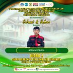 Afdhalul Zikrila, a student of the Department of Agricultural Technology, won 2nd place in the AGROEXPO BEM Chess Competition, Faculty of Agriculture, University of Bengkulu