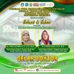 Dr. Fitri Electrika Dewi Surawan, S.T.P., M.Sc. and Dr. Evanila Silvia, S.T.P., M.Si., Lecturer of the Department of Agricultural Technology, Faculty of Agriculture, University of Bengkulu Earned a Doctoral Degree
