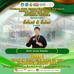 Devin Januar Saputra, Student of the Department of Agricultural Technology, 3rd Place in the 2024 KAJARI CUP Pencak Silat Championship