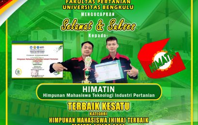 HIMATIN Becomes the First Best Student Association at the 2024 FAPERTA Award Activity
