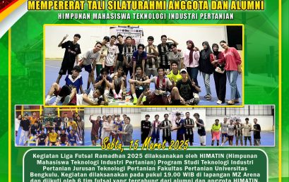 HIMATIN Ramadan Futsal League, Strengthening the Friendship of HIMATIN Members and Alumni