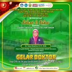 Dr. Yessy Rosalina, S.T.P., M.Si., Lecturer of the Department of Agricultural Technology, Faculty of Agriculture, University of Bengkulu Earned a Doctoral Degree