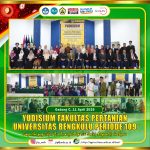 Yudisium of the Faculty of Agriculture, University of Bengkulu Period 109, Agricultural Industrial Technology Study Program Adds 22 Best Graduates