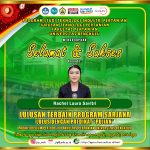 Rachel Laura Savitri, a Student from the Department of Agricultural Technology, Become the Best Graduates of the Undergraduate Program at the Yudisium Period 109 of the Faculty of Agriculture