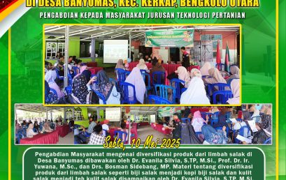 Product Diversification from Salak Waste in Banyumas Village, Kerkap District, North Bengkulu