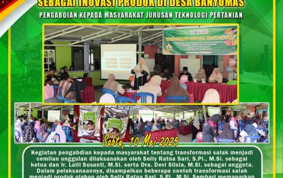 Salak Transformation into a Leading Snack in Increasing Product Innovation in Banyumas Village, North Bengkulu