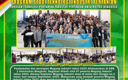 Debriefing of Industrial Internships to Maximize Internship Results in Agroindustry Companies in and Outside the Province Bengkulu